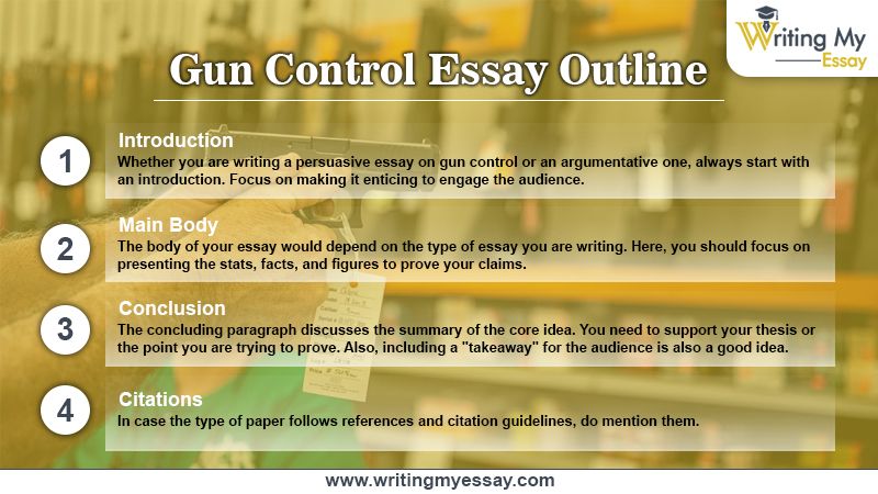 gun control argumentative essay outline